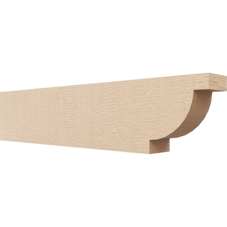 Ekena Millwork 4in. W x 8in. H x 36in. L Alpine Woodgrain TimberThane Rafter Tail, Primed Tan RFTUR04X08X36ALPRCPR